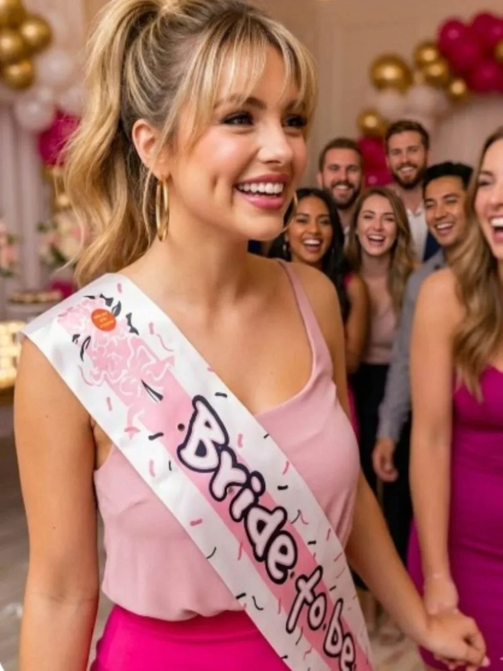 Bride to Be Satin Sash with LED Lights